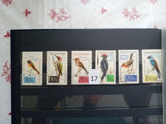 Poštové známky č.860 - 20 ks sérií SVET - Fauna, flóra - 5
