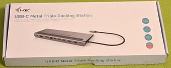 Nová dokovacia stanica I-TEC USB-C Metal 4K 3x display 85W - 5