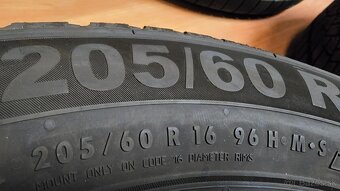 Predam plechove disky 5x112 R16 a zimne pneu - 5