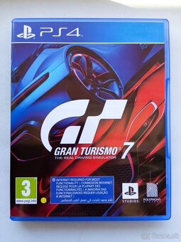 PS4 Pro 1TB TOP stav + Gran Turismo 7 - 5
