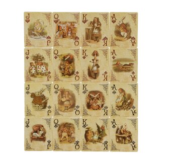 Retro balíček poker kariet na vintage štýl - 5