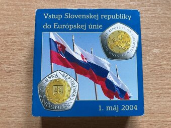 PREDANÉ - 10000sk 2004 Vstup SR do EU proof - Zlatá minca - 5