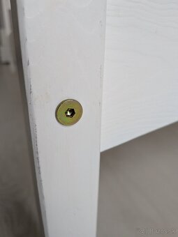 detska biela postel 180x80 cm - 5