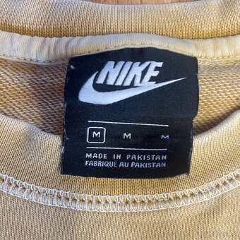 Nike vintage washed mikina | béžová | M | - 5