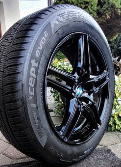 alu R18 5x112, senzory, (zimné pneu 225/60) BMW X3, X4 - 5