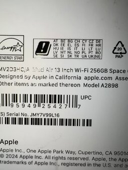 iPad Air 13" M2 256 GB WiFi Vesmírne čierny 2024 - 5