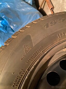 Predám komplet zimné kolesá s diskami - 5