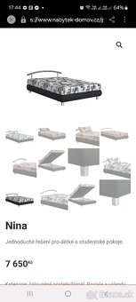 Posteľ 120x200cm s úložným boxom - 5