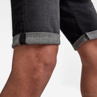 panske riflove sortky, kratasy g-star raw 3301 velkost W35 - 5