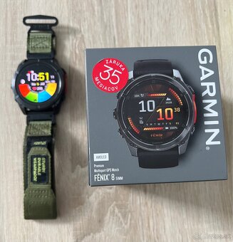 Garmin fenix 8 a Garmin 7X saphir solar - 5