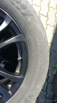 215/55R16 zimné M+S matador na hliníkových diskoch - 5