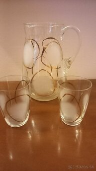 Dzban na vodu pohariky na aperitiv,suprava na kavu-caj - 5