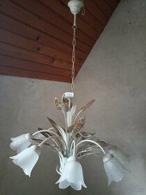 Nové malované, sklenene lustre - 5