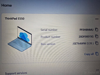 Notebook Lenovo ThinkPad E550 - 5