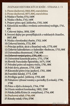 Vzácne historické knihy - 5