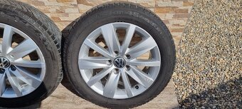 Predam orginal VW elektrony 5x112 r16 et45 J7 / 205/55 r16 - 5