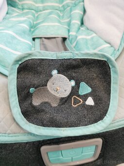 INGENUITY Hojdačka vibrujúca s melódiou Henley 0m+ do 11kg - 5