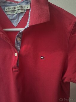 Rúžové tričko Tommy Hilfiger - 5