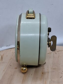 Predám funkčný budík JUNGHANS TRIVOX s predzvánaním čierny c - 5