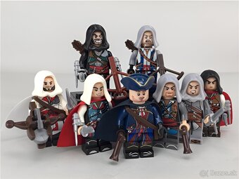 Figúrky piráti (8ks) - typ lego, nové nehrané - 5