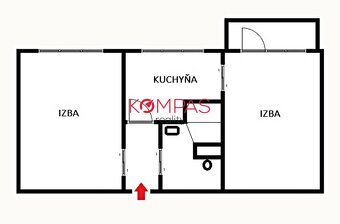 MODERNE ZREKONŠTRUOVANÝ A KOMPLETNE ZARIADENÝ 2-IZB. BYT S L - 5