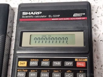 SCIENTIFIC CALCULATOR / SHARP EL-531P kalkulator kalkulačka - 5