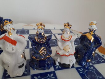 Šach - porcelánová šachová súprava - 5