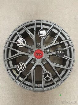 Alu disky R18 5x112 Et45 8J MAM RS4 PP Seat Audi Vw Škoda - 5