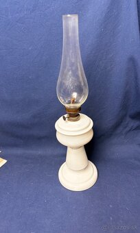Stara stolná petrolejová lampa s cylindrom V48cm - 5