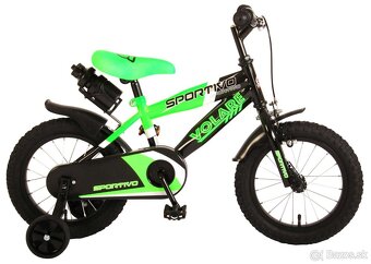 Detský bicykel Volare Sportivo Green Black 14" +pom.koliesk - 5