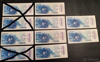 1000 kčs, Slovenský kolok, 1985, 23€ kus - 5