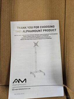 Alphamount APFS01 – podlahový stojan na TV, nový - 5