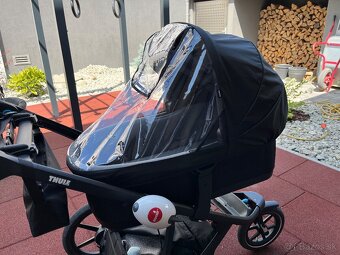 Korba THULE Urban Glide 2 + prsiplast + adapter na sedacku - 5