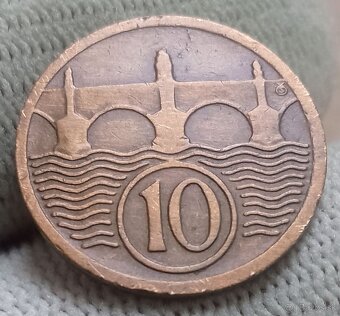 Československé medené 10haliere. - 5