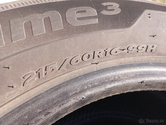 215/60/16 Hankook letné pneu 4ks - 5