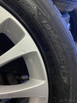 4x100 R16 6J ET45 Fiat Punto Evo + 195/55 R16 letné - 5