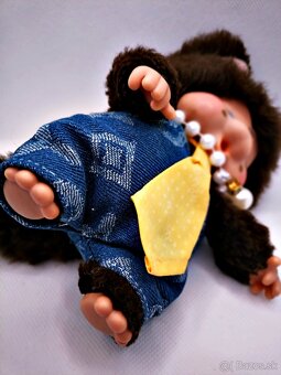 💖Mončičák moncicák monchhichi vzácné Nyamy kotě PELZI - 5