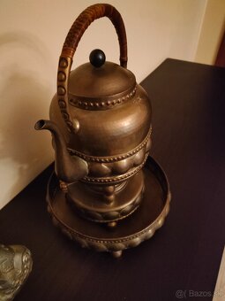 Indická kanvica a kanvica s horákom na čaj - 5