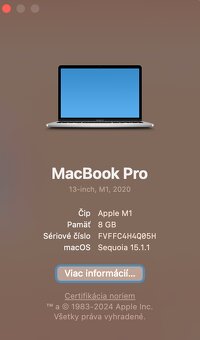 Apple Macbook Pro 13" (2020) - M1, 8GB RAM, 512GB SSD - 5