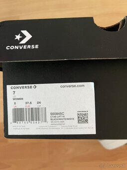 Converse Chuck Taylor All Star Lift Hi čierne - 5
