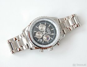 LIGE 8989 Chronograph - pánske luxusné celokovové hodinky - 5