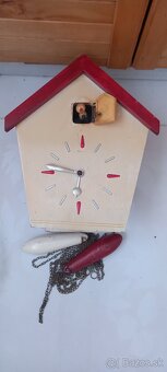 Bronzové zrkadlo komorové hodiny kukucky. - 5