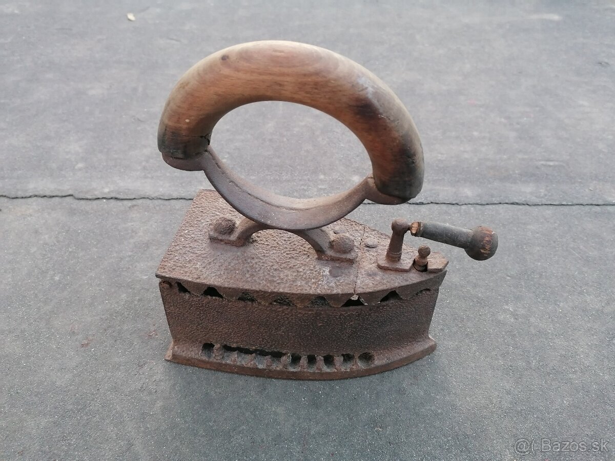 Predám starožitná žehlička - 6