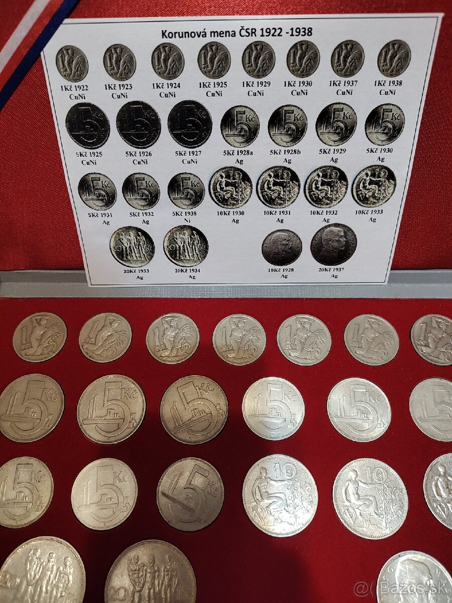 Albumy na mince ČSR - 6