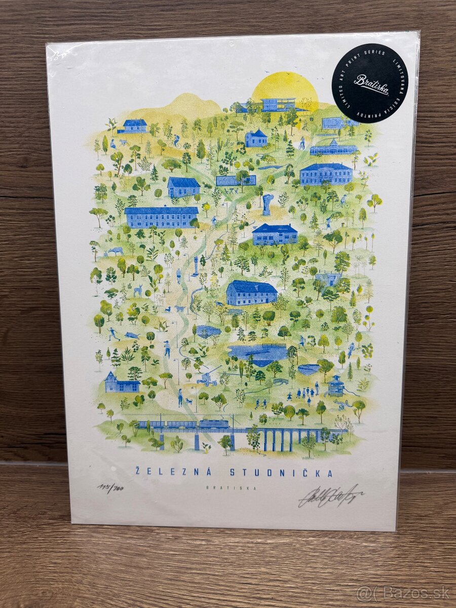 Predam Bratisla print/ grafika - 6