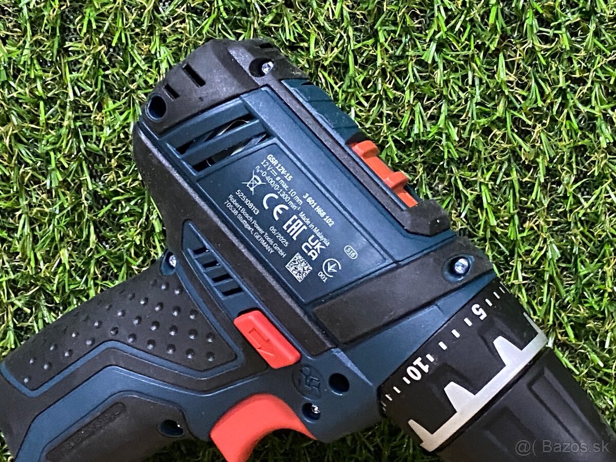 BOSCH GSR 12V-15 Aku vŕtací skrutkovač - 6
