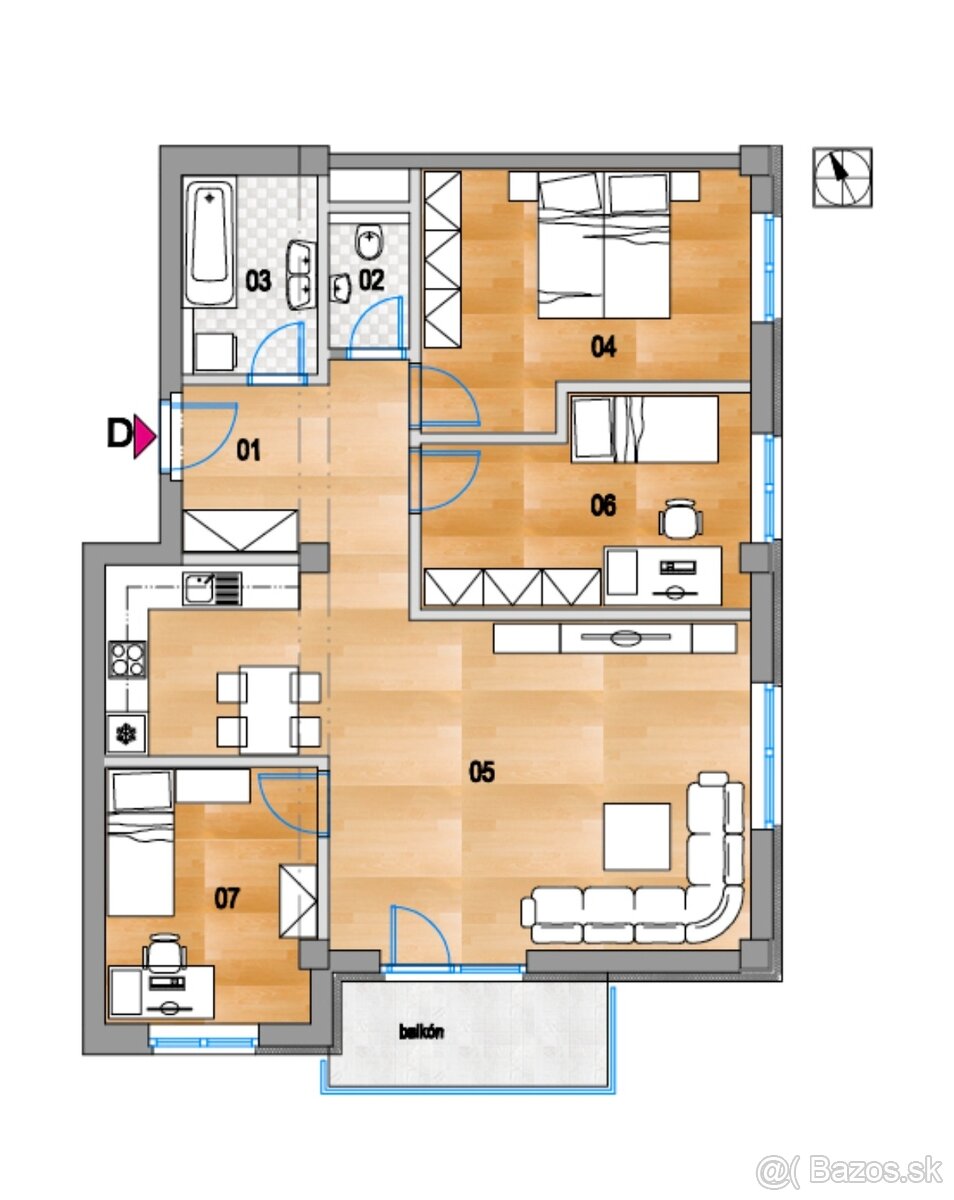 Námestie Iglovia 4i byt - 6