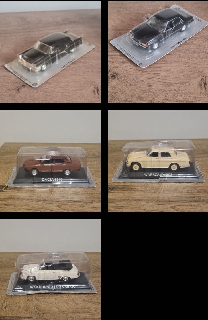 modely 1:43 DeAgostini - 6