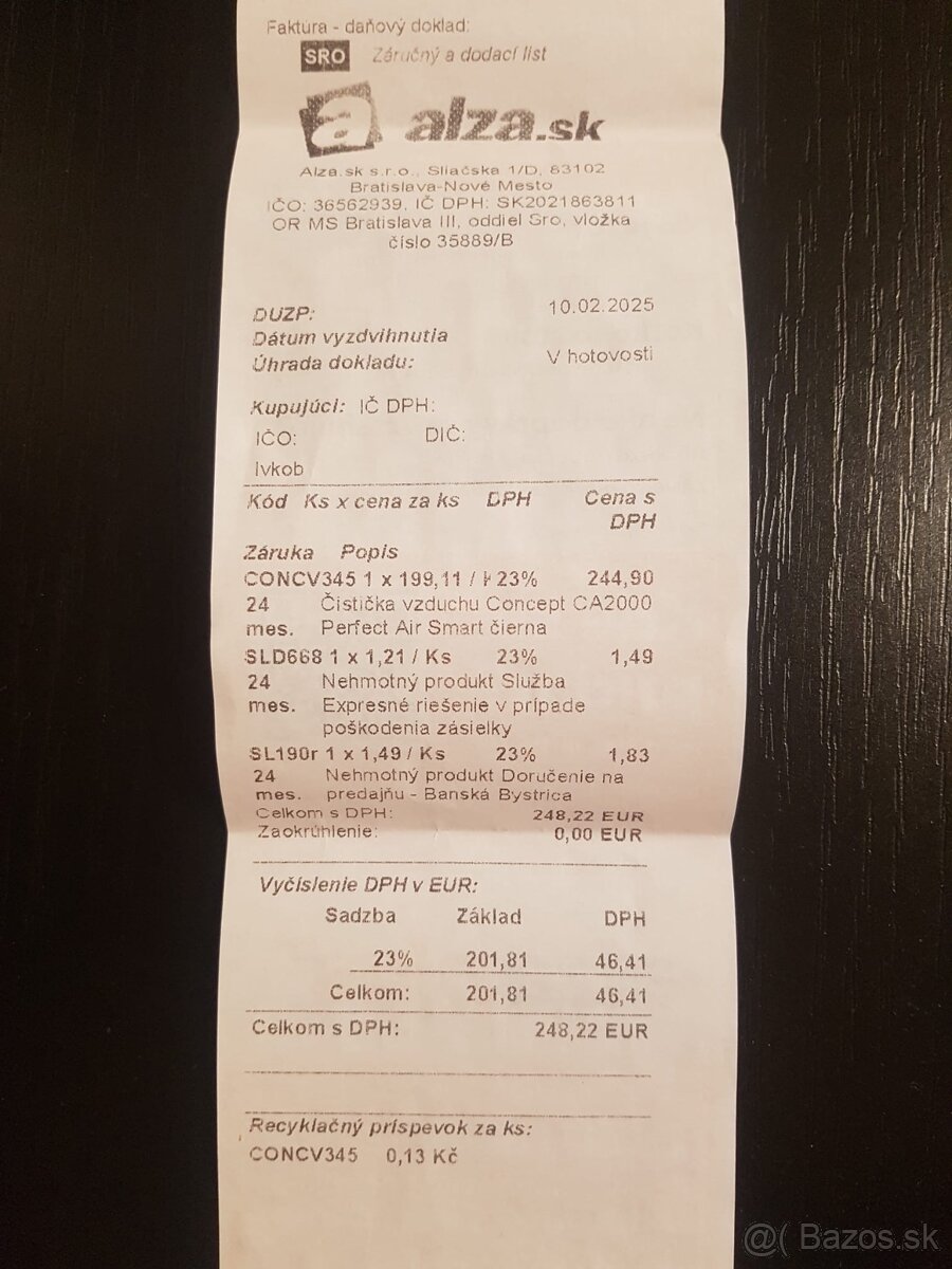 Čistička vzduchu Concept ca2000 - 6