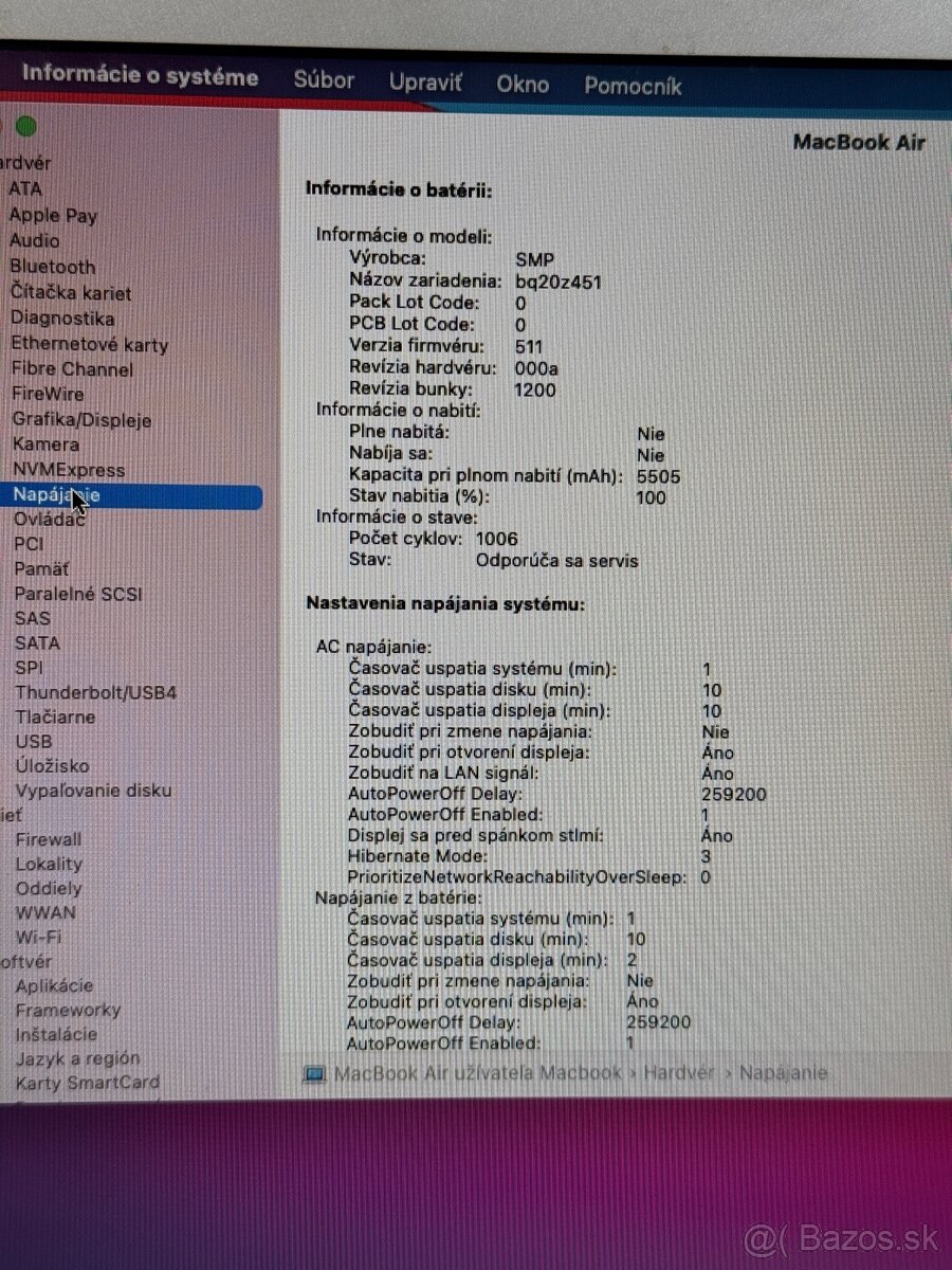 Apple Macbook Air 13" (mid 2013) i5, 4GB, 256GB - 6